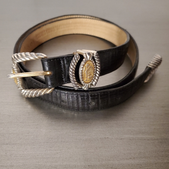 Brighton Accessories - Brighton Museum | Vintage 1995 Coin Leather Belt